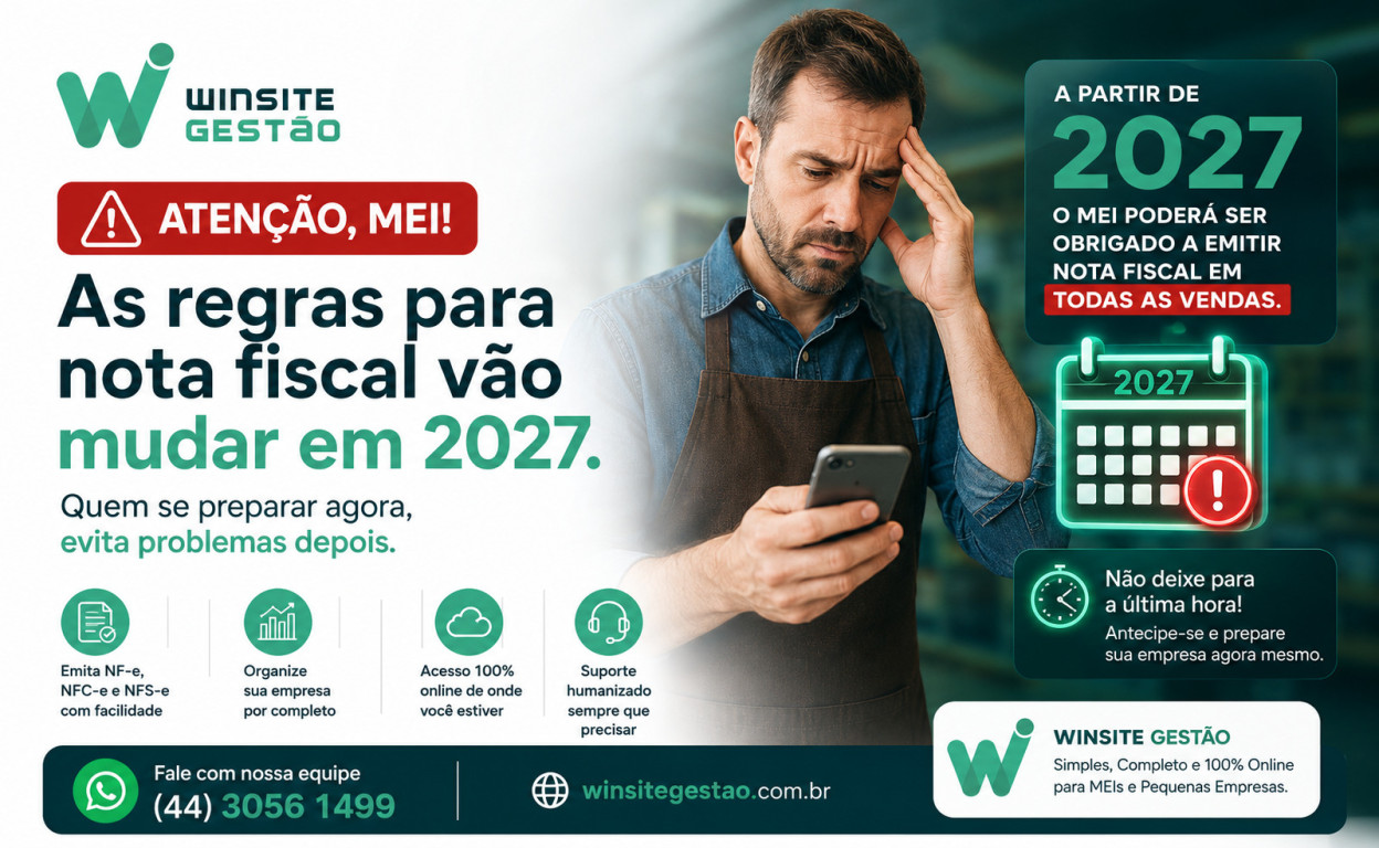 Imagem 🚨 MEI será obrigado a emitir nota fiscal em 2027? Entenda o que muda e como se preparar