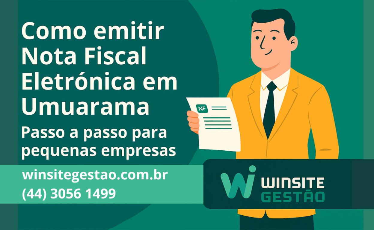 Capa Como Emitir Nota Fiscal Eletrônica em Umuarama: Passo a Passo para Pequenas Empresas