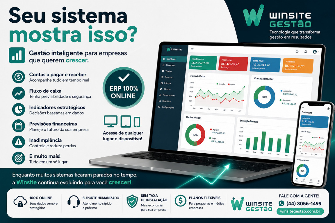 Capa Seu sistema ajuda sua empresa a crescer… ou apenas emitir notas?
