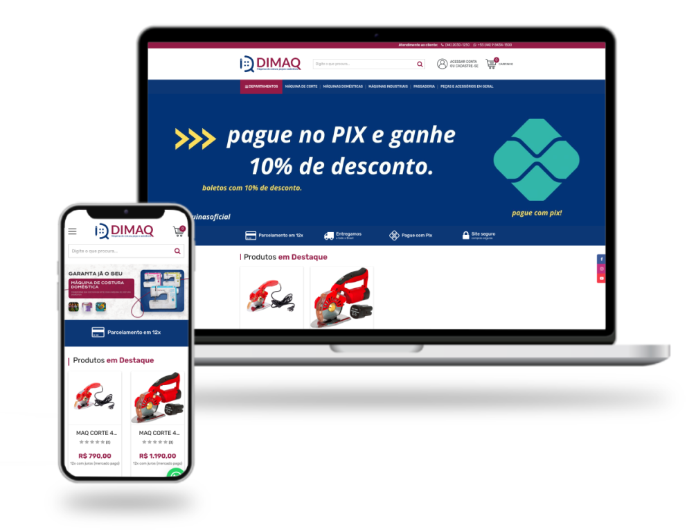 Imagem Dimaq - Máquinas de Costura